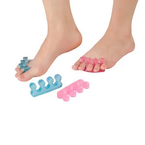 Comfortable pain relief silicone gel toe separator for all size feet