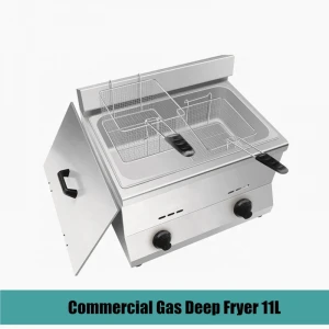 COMMERCIAL GAS DEEP FRYER  11L