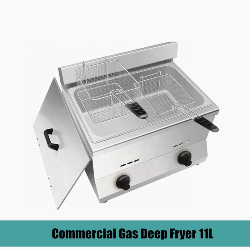 COMMERCIAL GAS DEEP FRYER  11L