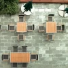 Compact Laminate Outdoor Furniture Set, Garden Table Hpl Board