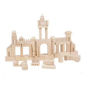 Construction Castle Building Blocks Wood Toys For Kids