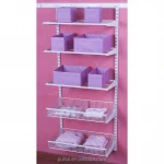 convenient wall mounted organizing rack for home storage