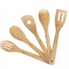 Cooking spade bamboo spatula set utensils for kitchen tool