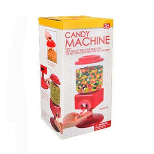 Cool touch induction mini candy dispenser machine toy