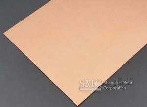 copper sheet for shim plate