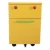 Import Creative design kids furniture cold rolled steel cartoon smile face mobile drawers with wheels from China