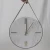 Import Creative fashion white concrete clock digital electronic alarm clock with base olive carved from China