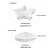 Import Creative star shape dinnerware set divided combination snack plates and dishes sets ceramic combination serving platter from China