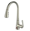 cUPC NSF AB1953 Motion Sense Pull-Down Kitchen Faucet with Brushed Nickel