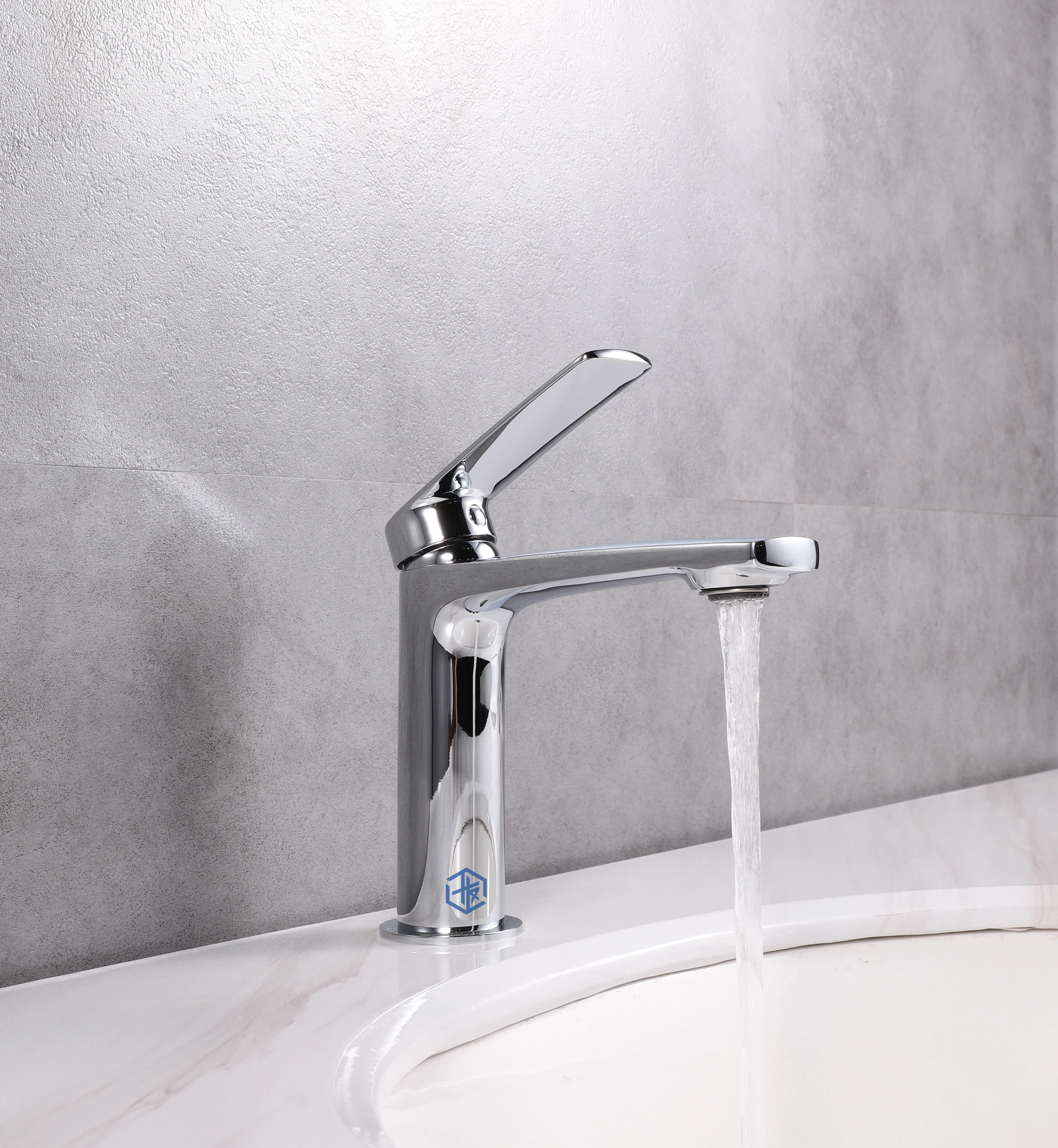 Basin Sink Bathroom Faucet Deck Mounted Hot Cold Water Basin Mixer Taps Matte Black Lavatory Sink Tap Crane Countertop Faucet I.824112354