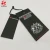Import Custom Black card silver foil logo garment hang tags for jeans from China