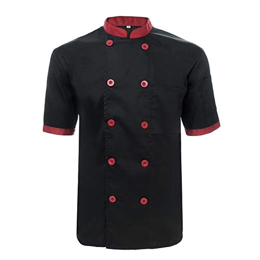 Custom cheap price cook chef jacket uniform hotel waiter waitress clothes