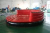 Custom cheap price water park games floating bouncer round 2 3 6 person pvc flying water ski sports towable tubes for sale