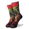 Custom colorful printed socks sublimation printing socks