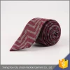 Custom design adjustable jacquard pattern korean mens wool cravate slim