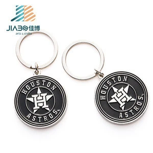 Custom die cast  metal letter key chain/keyring  with custom logo