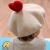 Import Custom female decorative plain france velvet baby hat  kids wool berets from China