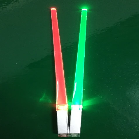 Custom Flashing LED Lightsaber Plastic Chopsticks for Party Wedding Gift