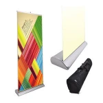Custom free standing luxury roll up banner design metal for advertising