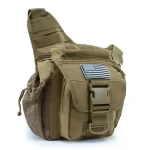 Custom Large Capacity Camouflage Single Shoulder Bag Riding Camera Outside Tactical Waist Pack Crossbody Bag