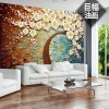 Custom Large Tree Photo Wallpaper Mural Painting 3d Wallpapers Wall Coating Paper for Living room Sofa TV  Backdrop Decal