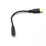 Custom length Oem/odm 5v/3a Type C To Dc5.5*2.1mm Female Power Cable For Tv Box Fingerprint Time Recorder Etc.