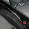 Custom Logo Automotive Interior Car Brown Pu Leather Car Seat Gap Pad Filler Organizer
