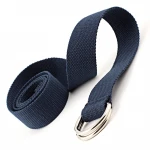 Custom Logo Men Belt Out Sport Webbing Jeans Fabric Adjustable Canvas Belt Fashion Buckles Belt Men