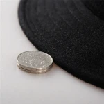 custom logo solid felt bulk panama  fedora hat