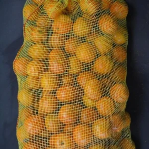 Custom made different sizes  fruit   onion vegetable   PP PE leno mesh bag  with drawstring