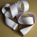 custom polyester woven waist belt 3.8*137cm jacquard waist belt