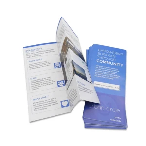 Custom printing a4 a5 a6 marketing flyer/booklet/leaflet/manual/brochure