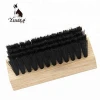 Custom soft pp pig hair shoe brushes wholesale cleaning shoes brush