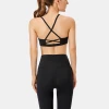 Custom Spring Black Fitness Leggings Active Wear Yoga Vest Set WomenS Plus Size Seamless Yoga Set