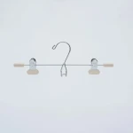 Custom wholesale modern steel wire magic hanger clips shirt dress metal baby pant coat hanger for clothes