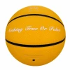 Customize no logo official size weight yellow training basket ball basketball