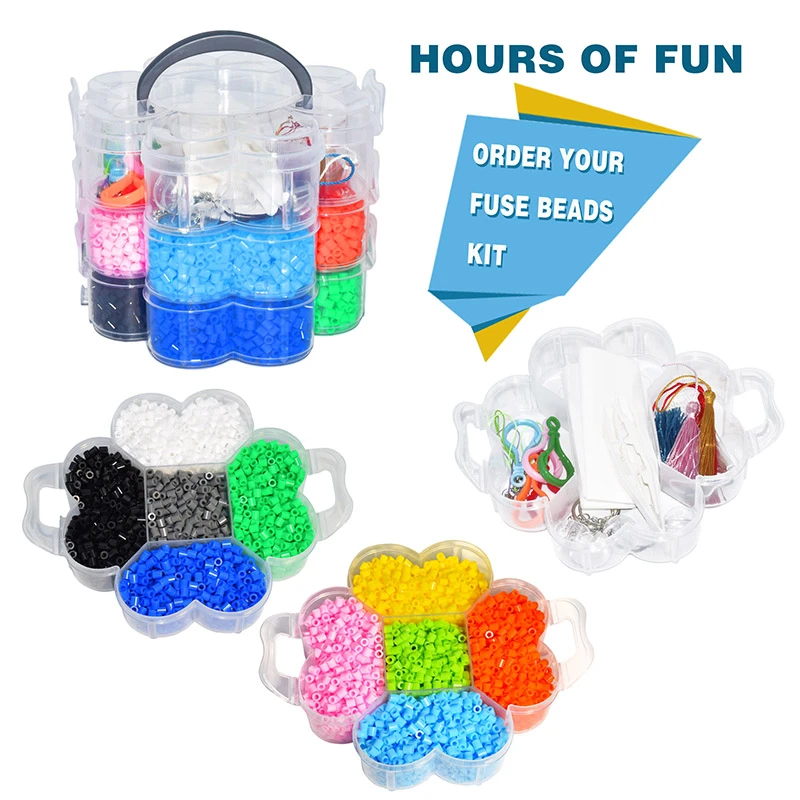 Customized 5mm Plastic ironing Bead Adult Child  Intelligence Development Toy DIY Educational Toy