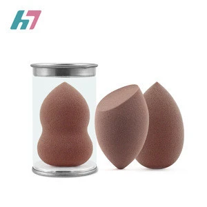 Customized high quality soft cosmetic sponge puff makeup removal powder puff
