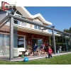 Customized Pavilion Louvered Pergola Cover Electric Outdoor Waterproof Aluminium Gazebo