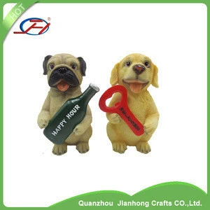 customized polyresin animal dog figurines crafts artificial crafts resin