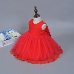 Cute Girls Party Princess Frocks Designs Latest Party Children Floral Elegant Boutique Baby Dress With High Quality