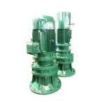 cycloidal pin wheel reducer direction changing gearbox with electric motor shaft coupling