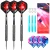 Import CyeeLife 20g Black Barrels Plastic Shafts with 2 styles Flights 3 Pack Steel Tip Darts Set from China