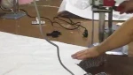 CZD 103  550w 750w KM Type Auto sharpening Straight Knife Blade Fabric Cloth cutting machine  CZD-103 mini sewing machine