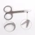 Import Daily Use Small Sharp Mini Silver Stainless Steel Eyebrow Trimming Scissors Tool Brow Permanent Makeup Scissors For Salon from China