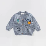 DBA6335 dave bella spring infant baby boys fashion cardigan kids toddler coat children knitted sweater