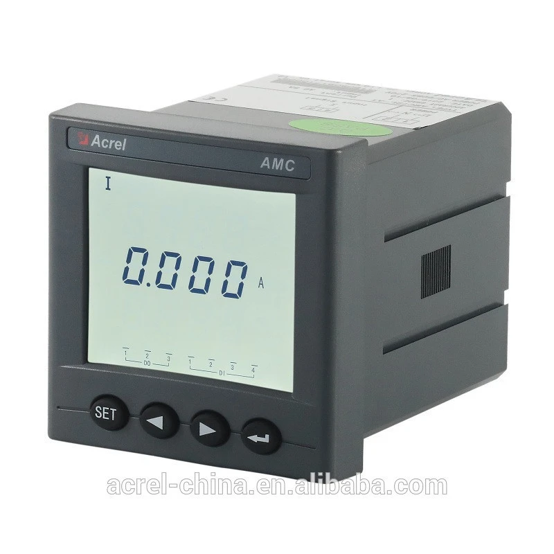 DC programmable meter AMC72-DI dc panel meter dc current meter ammeter LED dc ampere meter input shunt 75mV 4-20mA or 5V