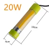 DC12V 20W 2400 Lumens LED Submersible Fishing Light Underwater Fish Finder Lamp 6m Cord