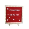 decorative Changeable Wooden Message letter Board with Plastic Letters Numbers Symbols