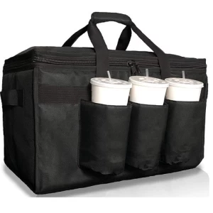 Delicate Appearance Tote Bag Impermeable Premium Custom Cups Drink Carrier Iso Insulated Cooler Bag with EVA Cup Holder